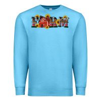 Ocean Blue western farm Premium Sweatshirt - Artiststas
