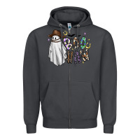 Smoke Boo Haw Zipper Hoodie - CowhideDigitalArt