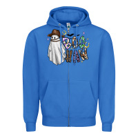 True Royal Boo Haw Zipper Hoodie - CowhideDigitalArt