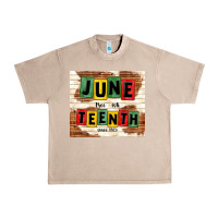 French Oak juneteenth free ish since 1865 Urban Heavy Tee - TumblerDesignByShophia