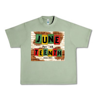 Oil Green juneteenth free ish since 1865 Urban Heavy Tee - TumblerDesignByShophia
