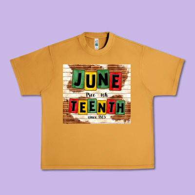 Juneteenth Free Ish Since 1865 Urban Heavy Tee Designed By Tumblerdesignbyshophia