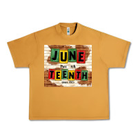 Peanut Butter juneteenth free ish since 1865 Urban Heavy Tee - TumblerDesignByShophia