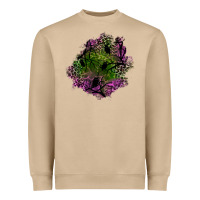 Mushroom halloween patch Heavyweight Sweatshirt - BundleAndBundleShop