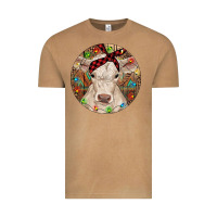 Vintage Camel Christmas Charolais Calf Baby Cow Vintage Tee - RanaPortraitStore