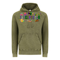 Vintage Olive interpreter mardi gras Vintage Hoodie - CowGirlArtShop