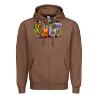 Chestnut halloween Zipper Hoodie - CowhideDigitalArt
