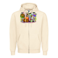 Sandshell halloween Zipper Hoodie - CowhideDigitalArt