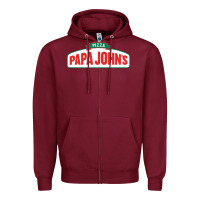 Product Pizza Papa Jhons Zipper Hoodie | Teevron
