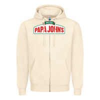 Sandshell product pizza papa jhons Zipper Hoodie - minhPixels