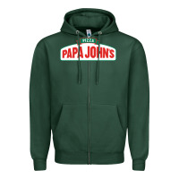 Sports Green product pizza papa jhons Zipper Hoodie - minhPixels
