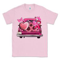 Bubblegum Pink cancer truck back view Classic Tee - NancyCooperArtShop
