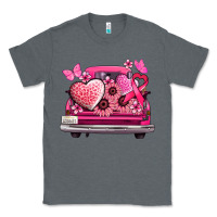 Charcoal Heather cancer truck back view Classic Tee - NancyCooperArtShop