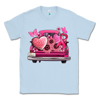 Dusty Blue cancer truck back view Classic Tee - NancyCooperArtShop