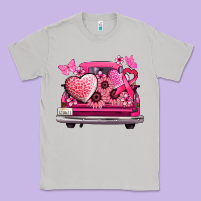 Cancer Truck Back View Classic Tee Designed By Nancycooperartshop