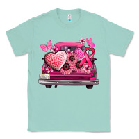 Seafoam cancer truck back view Classic Tee - NancyCooperArtShop