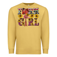 Antique Gold western farm girl Premium Sweatshirt - Artiststas