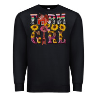 Black western farm girl Premium Sweatshirt - Artiststas
