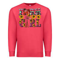 Western Farm Girl Premium Sweatshirt | Teevron