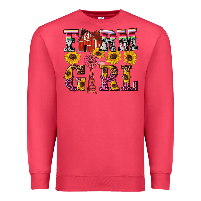 Western Farm Girl Premium Sweatshirt by Artiststas | Teevron