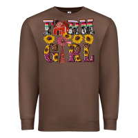 Chestnut western farm girl Premium Sweatshirt - Artiststas