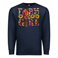 Navy western farm girl Premium Sweatshirt - Artiststas