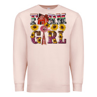 Pale Pink western farm girl Premium Sweatshirt - Artiststas