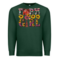 Sports Green western farm girl Premium Sweatshirt - Artiststas