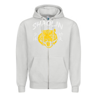 Dove Grey Tiger Shaolin Kung Fu Chinese Symbol Wushu Martial Arts Gift Zipper Hoodie - minhPixels