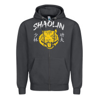 Tiger Shaolin Kung Fu Chinese Symbol Wushu Martial Arts Gift Zipper Hoodie | Teevron