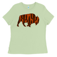Matcha Red Cactus Bison Silhouette Ladies Tee - Bettercallsaul