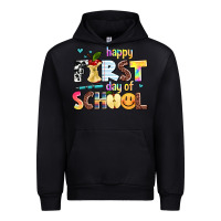Black happy first day of school Urban Hoodie - AdoDesignShop