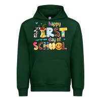Forest Green happy first day of school Urban Hoodie - AdoDesignShop
