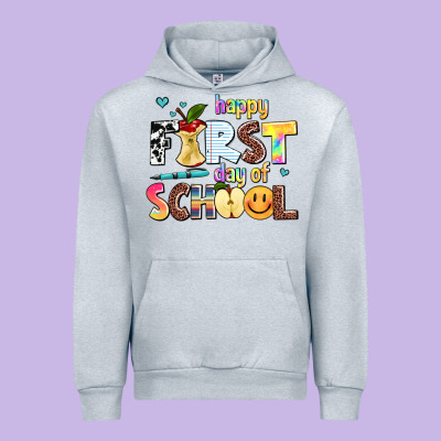 Happy First Day Of School Urban Hoodie Designed By Adodesignshop