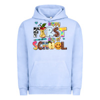 Pigment Grape Ice happy first day of school Urban Hoodie - AdoDesignShop