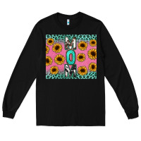 Black Mom sunflower glitter Long Sleeve Tee - CowGirlArtShop