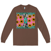 Chestnut Mom sunflower glitter Long Sleeve Tee - CowGirlArtShop