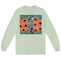 Matcha Mom sunflower glitter Long Sleeve Tee - CowGirlArtShop