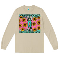 Mushroom Mom sunflower glitter Long Sleeve Tee - CowGirlArtShop