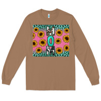 Toasted Coconut Mom sunflower glitter Long Sleeve Tee - CowGirlArtShop