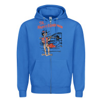 True Royal Vintage The Happy Fisherman 2022 Fishing Mens Kids Zipper Hoodie - minhPixels