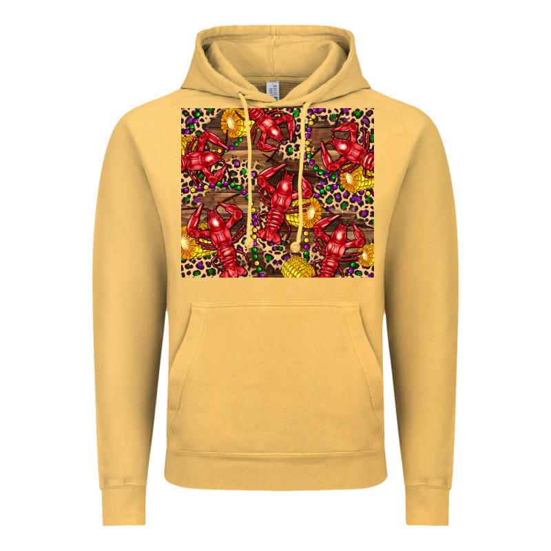 Mardi Gras Crawfish Vintage Hoodie by CowGirlArtShop | Teevron