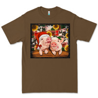 Cacao Christmas pigs tumbler Premium Tee - Jasminsmagicworld