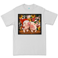 Dove Grey Christmas pigs tumbler Premium Tee - Jasminsmagicworld