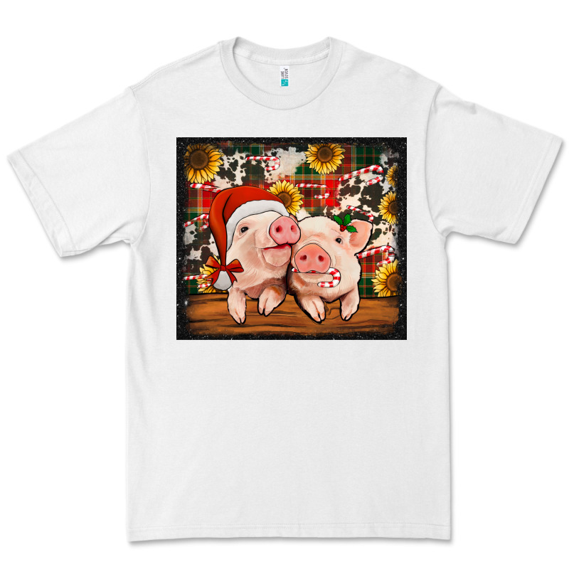 Christmas Pigs Tumbler Premium Tee by Jasminsmagicworld | Teevron