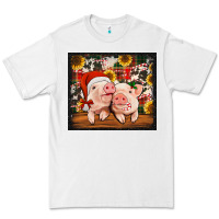 White Christmas pigs tumbler Premium Tee - Jasminsmagicworld