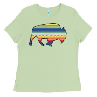 Matcha Aztec Bison Silhouette Ladies Tee - Bettercallsaul