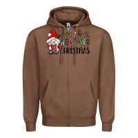 Chestnut just a girk who loves christmas Zipper Hoodie - CowhideDigitalArt