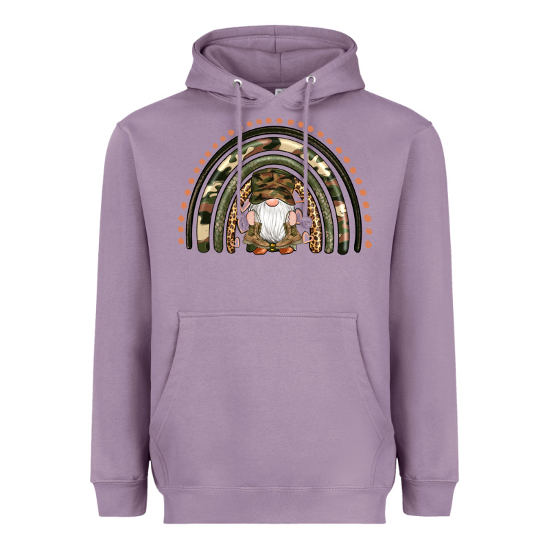 Camouflage Gnomes Rainbow Heavyweight Hoodie by Artiststas | Teevron