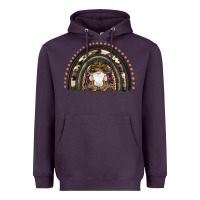 Plum camouflage gnomes rainbow Heavyweight Hoodie - Artiststas